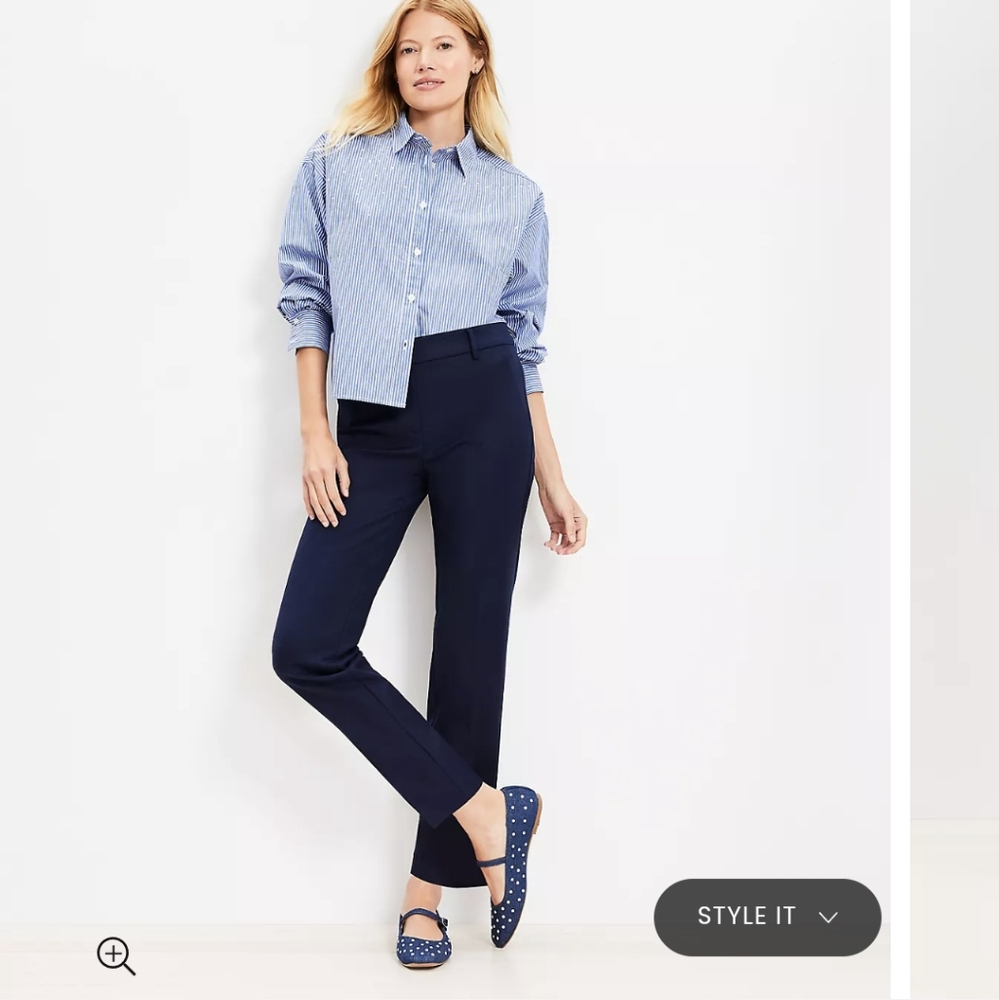 LOFT Riviera Slim Pant